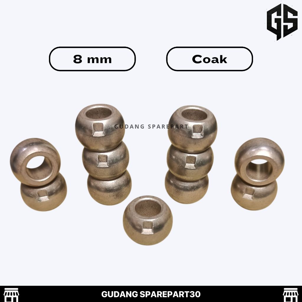 Jual Bosing Kipas Angin Bulat Model Coak Diameter As 8mm / Boshing ...