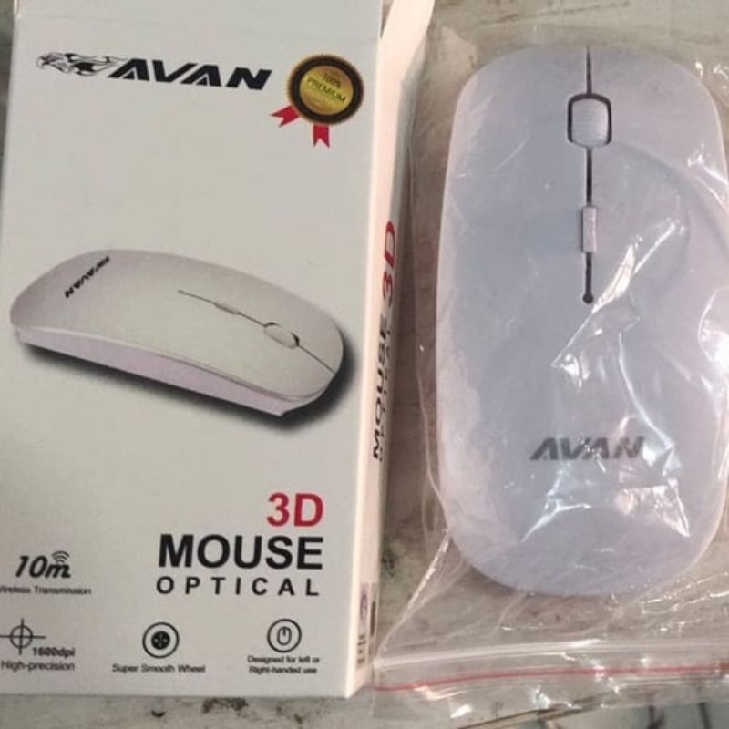 Jual AVAN Mouse Optik 3D||Wireless & Bluetooth | Shopee Indonesia