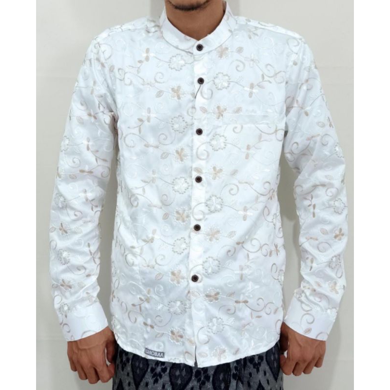 Jual BAJU KEMEJA kemko barukat SHOBA TERLARIS slimpit manset lengan