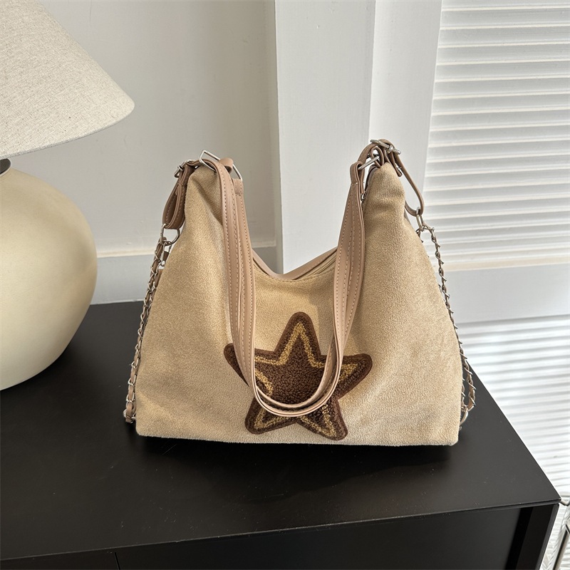 Jual Tas Bahu Beludru Kulit Rusa Retro Tas Ransel Wanita Baru Ransel ...