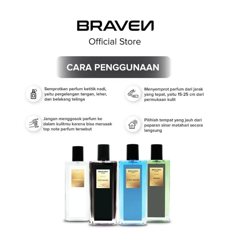 Jual Braven Code Eau De Parfum 100ml - Parfum Pria Tahan Lama | Shopee ...