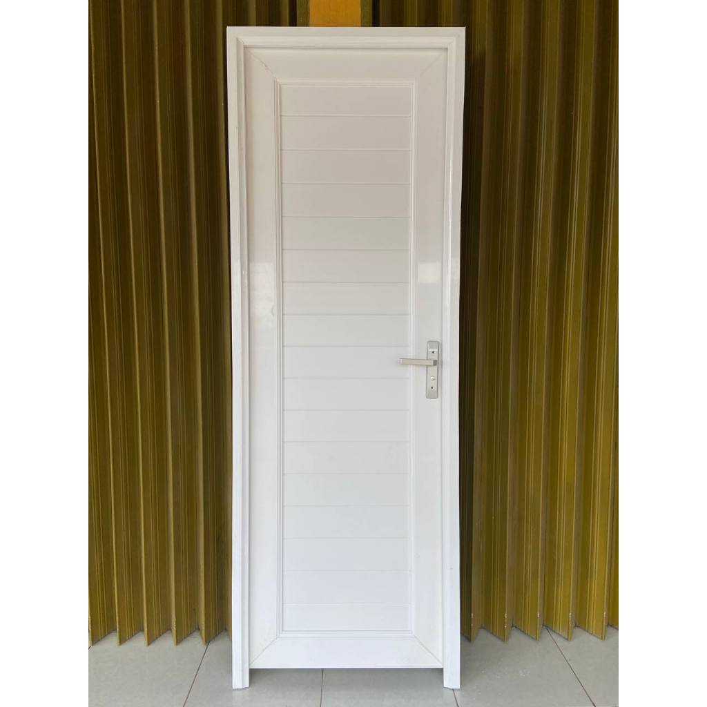 Jual Pintu Kamar Mandi UPVC Minimalis Full Panel 70x198 Tahan Disegala