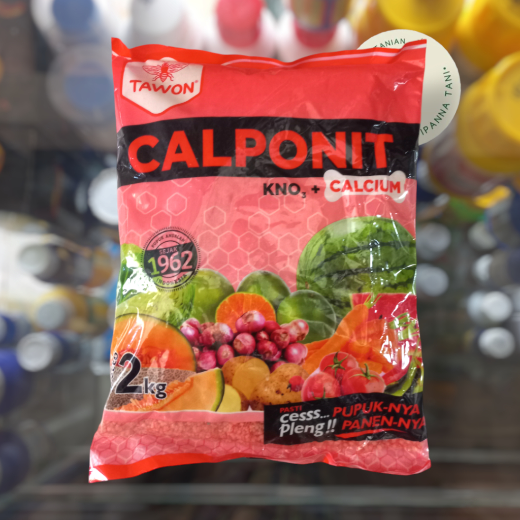 Jual PUPUK KALSIUM CALPONIT KNO3 CAP TAWON MERAH 2KG – PENCEGAH BUSUK ...