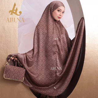 ALLUNA - Mukena Dewasa Santorini Silk 3in1 Lasercut Kayyana Series