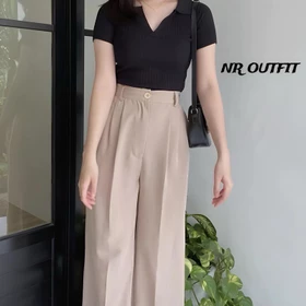Loose Pants Trousers Celana Kulot Anti Kusut Premium Celana Kulot Wanita Celana Wanita