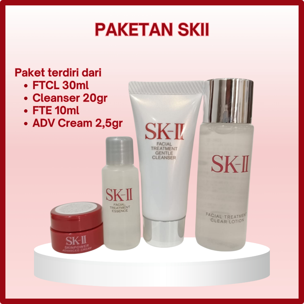 Jual SKII SK-II SK2 FTCL 30ml + FTE 30ml + Cleanser 20gr + Skinpower ...