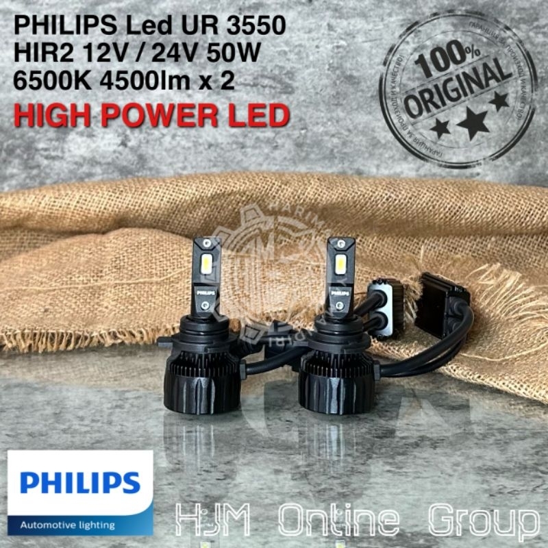 Jual Bohlam Lampu Philips Led Ultinon Rally High Power UR 3550 HIR2 12V ...