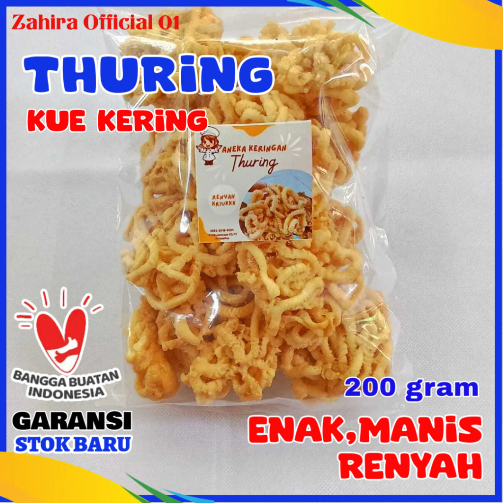 Jual Kue Kering Thuring Putu Kering Makanan Ringan Oleh-oleh Jadul Khas ...