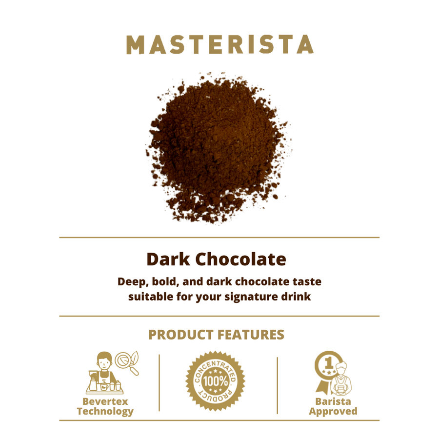 Jual Masterista Frappe Powder Bubuk Minuman Dark Chocolate 800 gr ...