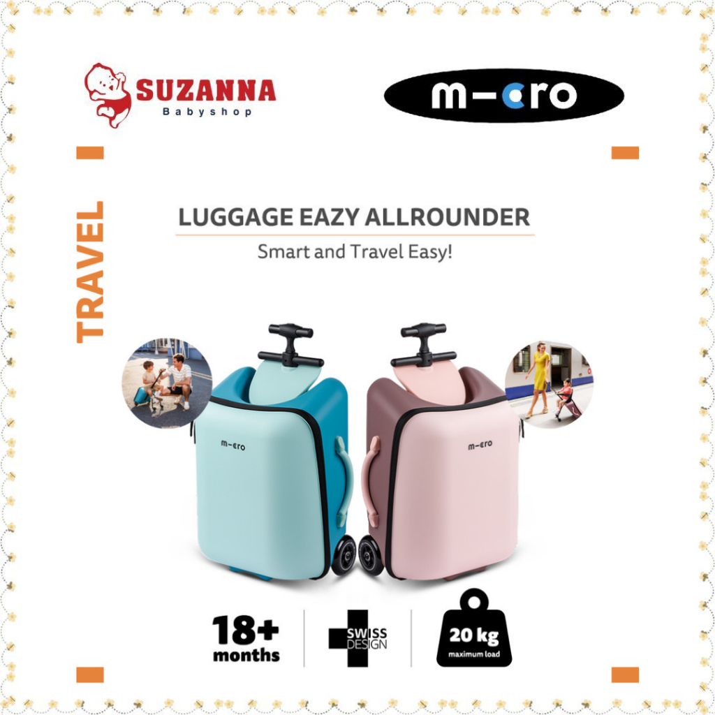 Jual Micro Luggage Eazy All Rounder Pink and Blue - Koper Multifungsi ...
