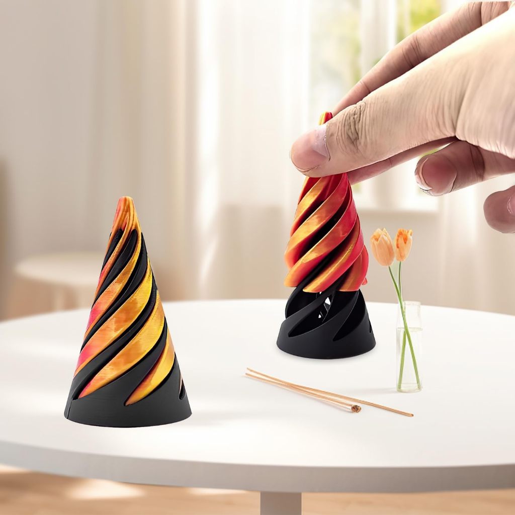 Jual Fidget Spiral Pyramid Viral 3d/Pyramid Rotary Fidget Viral Toy ...