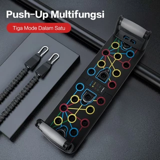 TrailTop Push Up Board 3 in 1 Alat Olahraga Di Rumah Multifungsi Resistance Band Dan Alat Push Up