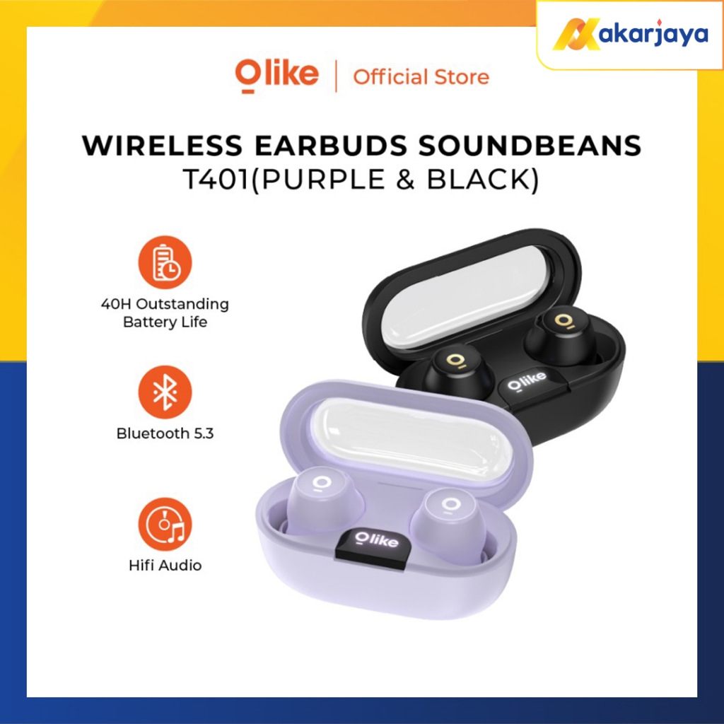 Jual Olike T401 Wireless Earbuds SoundBeans Earphone TWS Bluetooth