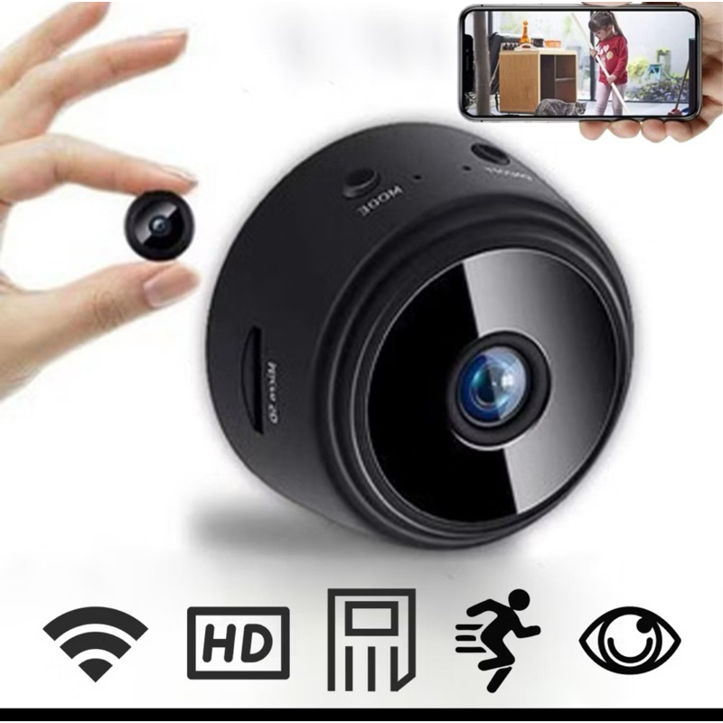 Jual Wireless A9 Mini Camera Wifi Hd 1080P Micro Kamera Kecil Smart Ip ...