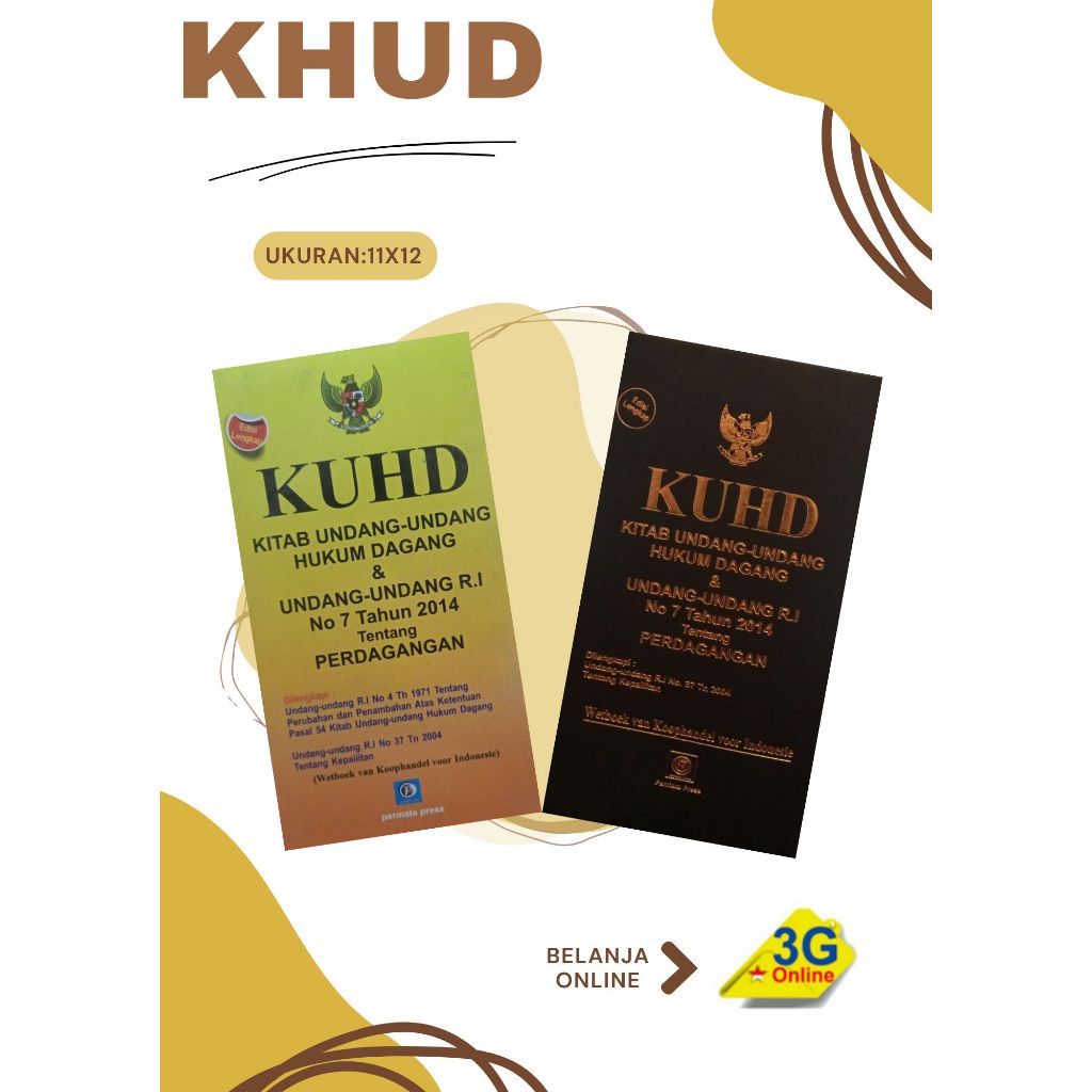 Jual KUHD Kitab Undang Undang Hukum Dagang Tentang Perdagangan ...