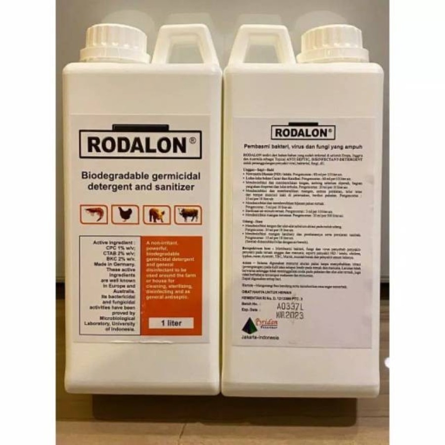 Jual RODALON 1 LITER - Disinfektan Pembasmi Virus Kuman Bakteri ...