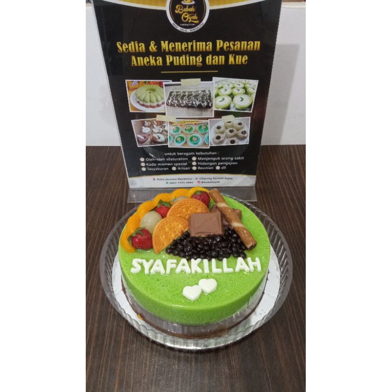 Jual Pudding lumut coklat - Bubah Oyah/ dessert/ food healthy/ pudding ...