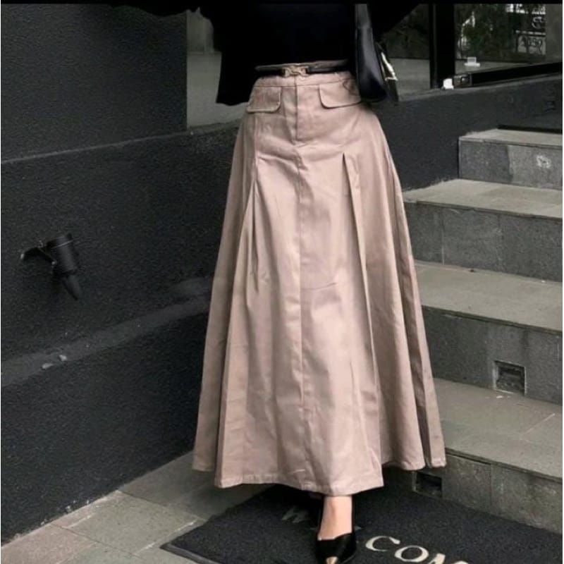 Jual ALICE ROK SKIRT KATUN COMBED TWILL PREMIUM BAHAN ADEM TEBAL ...