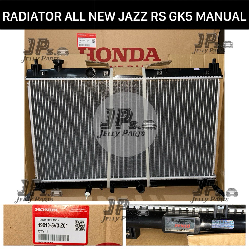 Jual RADIATOR ASSY HONDA ALL NEW JAZZ RS GK5 MATIC ASLI ORIGINAL DENSO ...