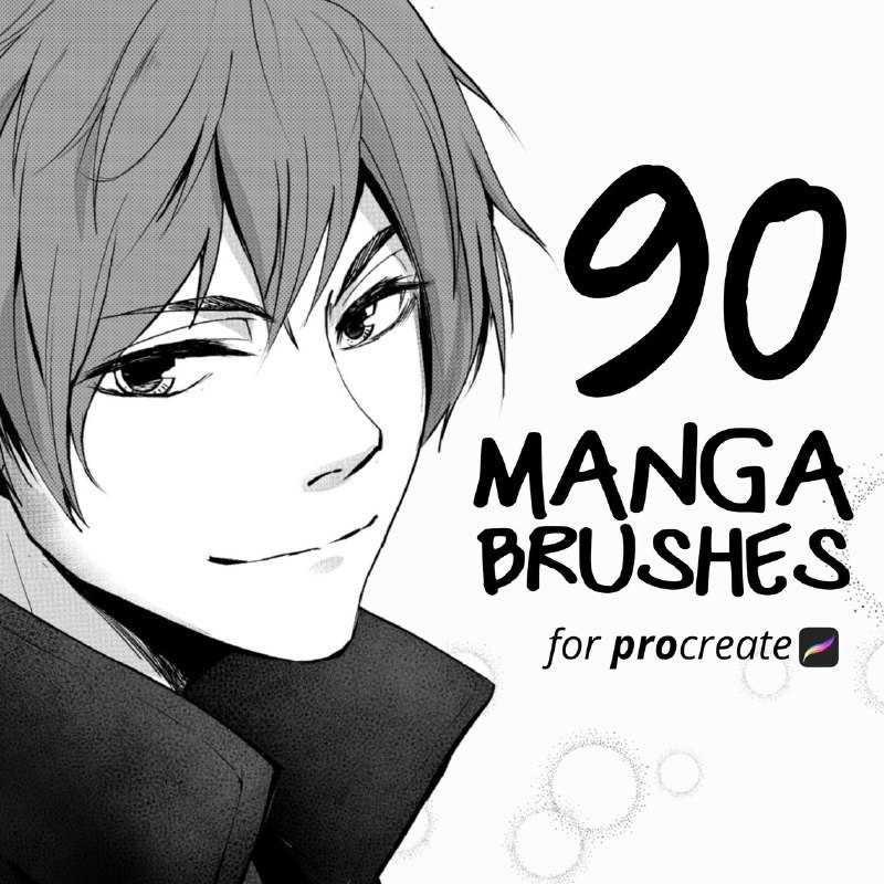 Jual Procreate Brush - 90 Manga Brushes | Shopee Indonesia