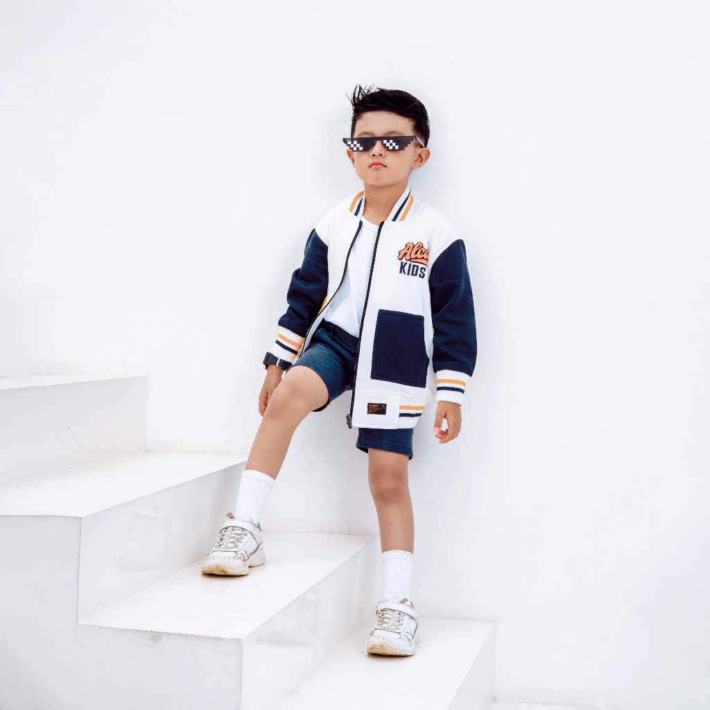 Jual ALCA - VARSITY JACKET ANAK - YELLOWCORN | Shopee Indonesia