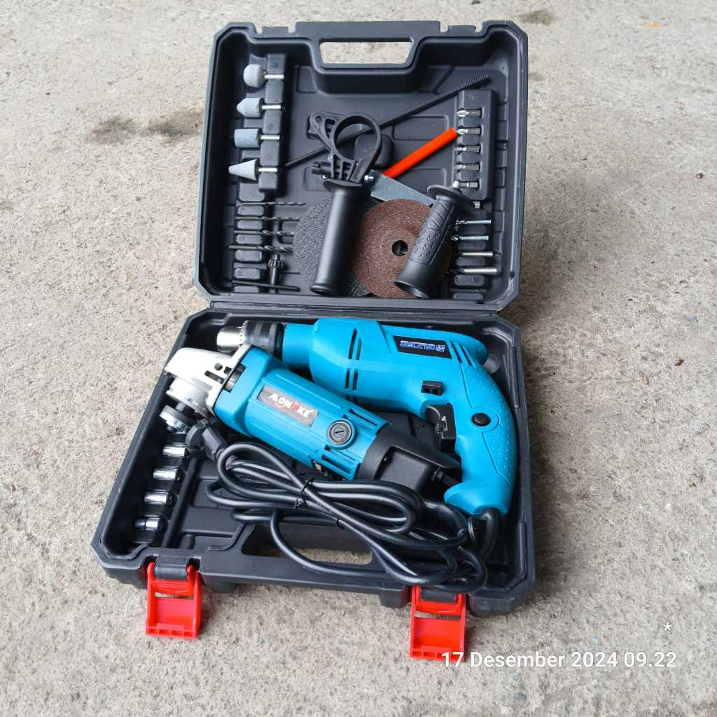 Jual 2 ITEM BOX KOPER SET ISI MESIN BOR TANGAN LISTRIK 350W SET DAN ...