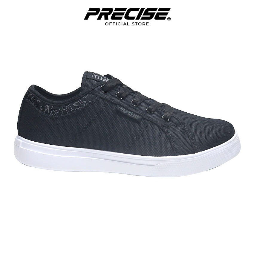 Jual Precise Devan JT Sneakers Sepatu Sekolah Anak - Black/White ...