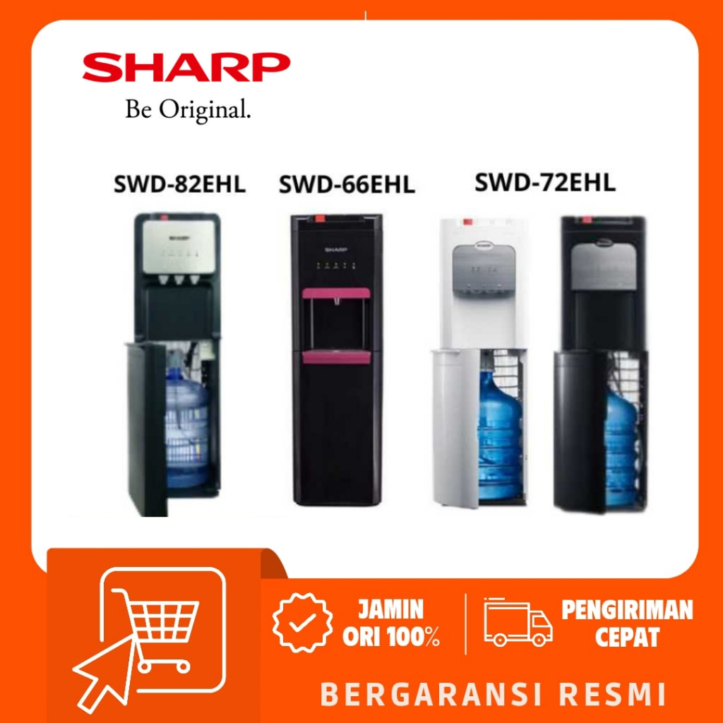Jual SHARP DISPENSER GALON BAWAH 82EHL / 66EHL / 72EHL WATER DISPENSER ...