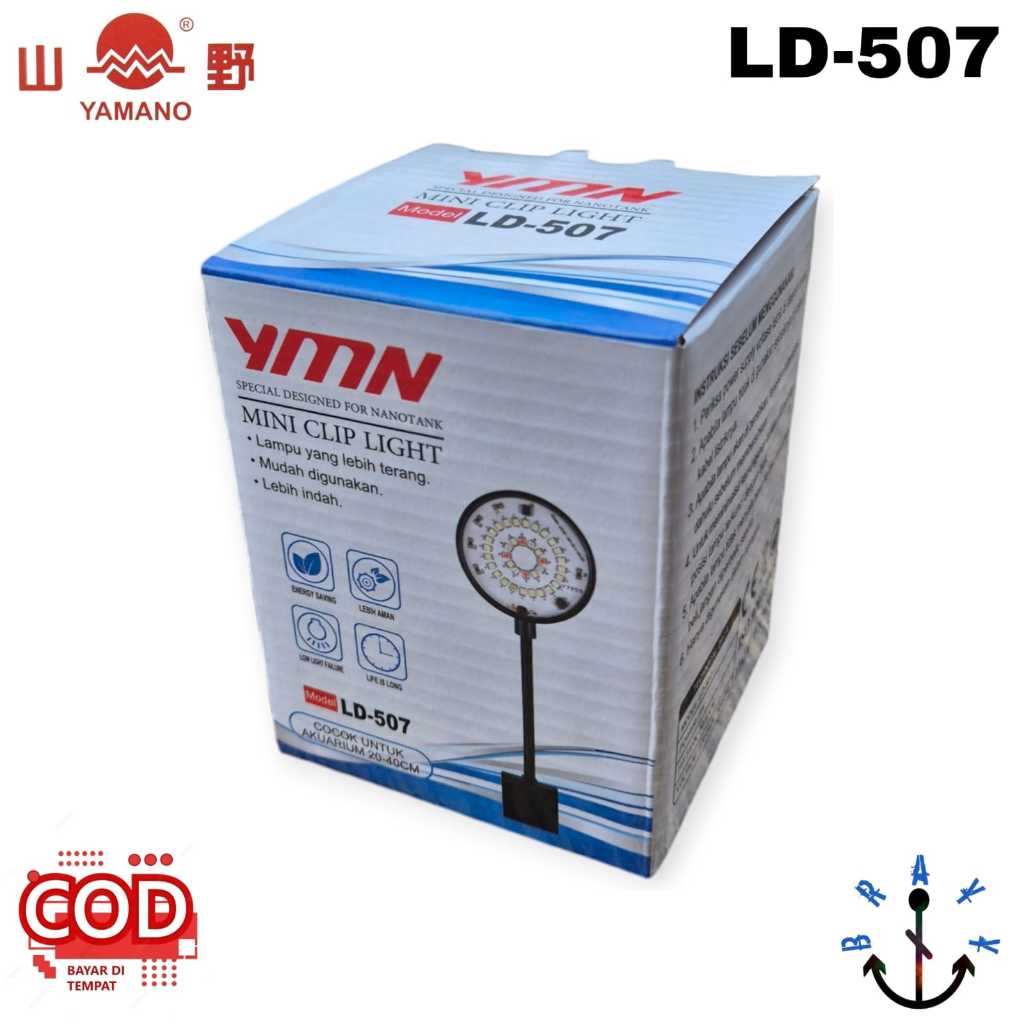 Jual Lampu LED Mini Clip 3 MODE Jepit Aquarium Aquascape Toples Yamano ...