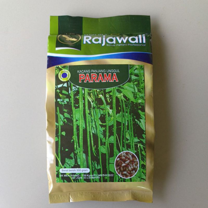 Jual Benih kacang panjang cap rajawalu parama 500gram | Shopee Indonesia