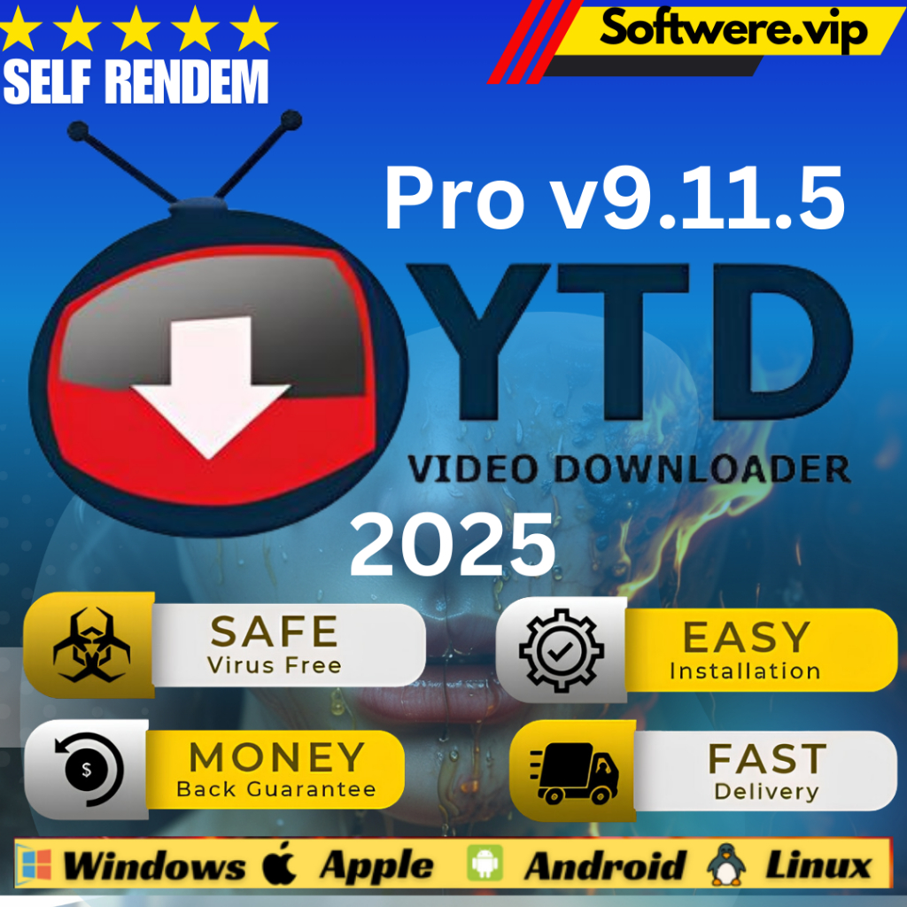 Jual YTD Video Downloader [SELF REDEEM] Pro v9.11.5 Latest 2025