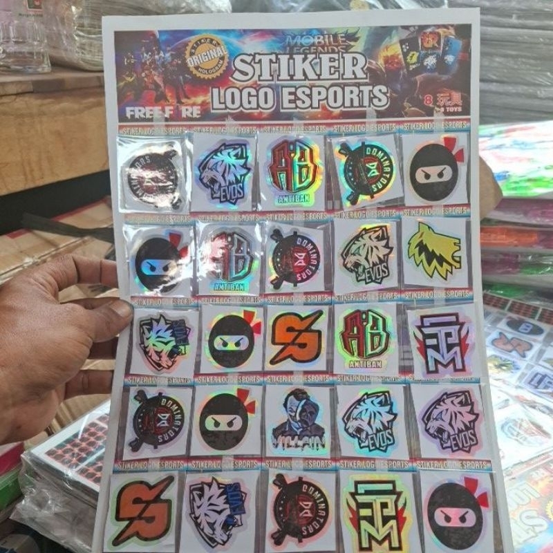Jual Stiker Logo Esports 25pc Layar Grosir | Shopee Indonesia