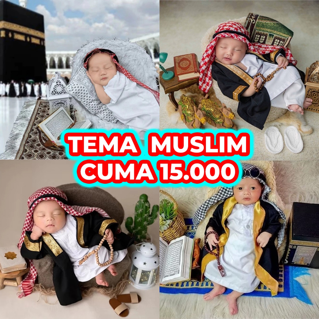 Jual Edit Foto Bayi Newborn Tema Muslim (25-48) | Shopee Indonesia