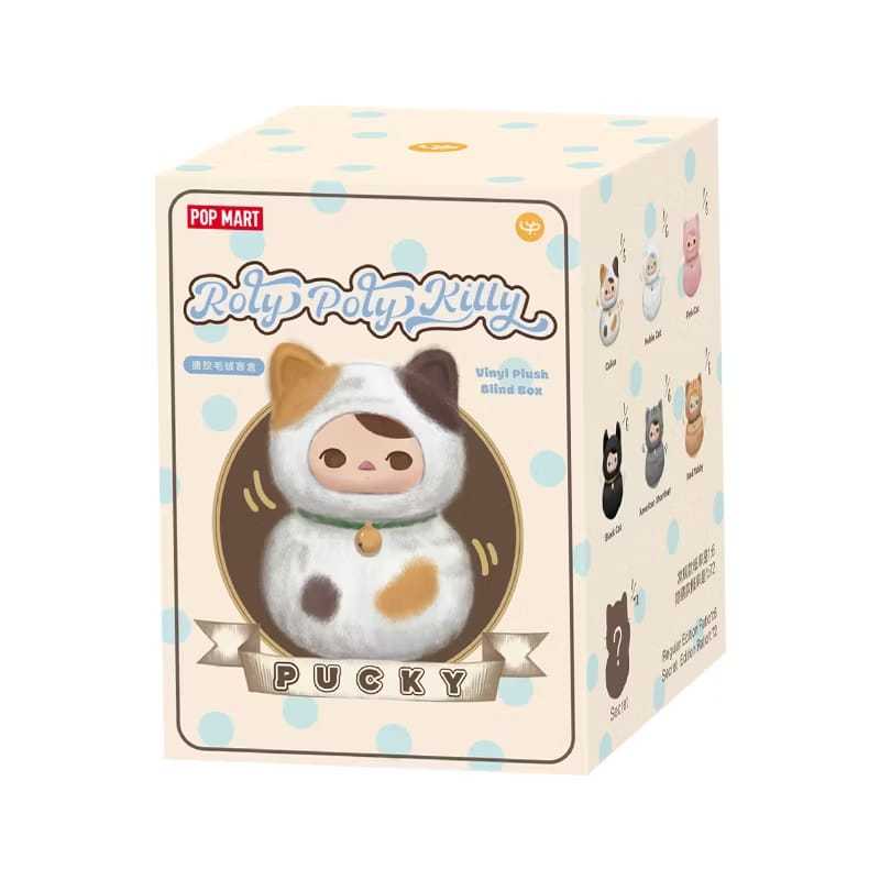 Jual Roly Poly Kitty series vinyl plush blind box original Pop Mart ...