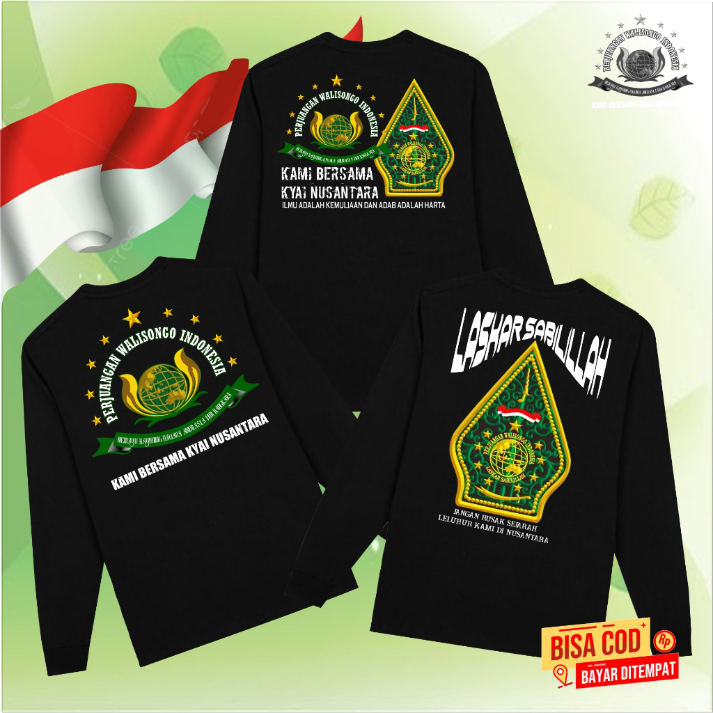 Jual KAOS PANJANG DAKWAH LASKAR SABILILLAH LOGO BULAT BEST SELLER ...
