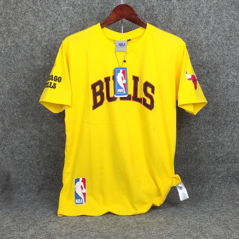 Jual Kaos distro bulls chicago premium pria wanita oblong lengan pendek ...