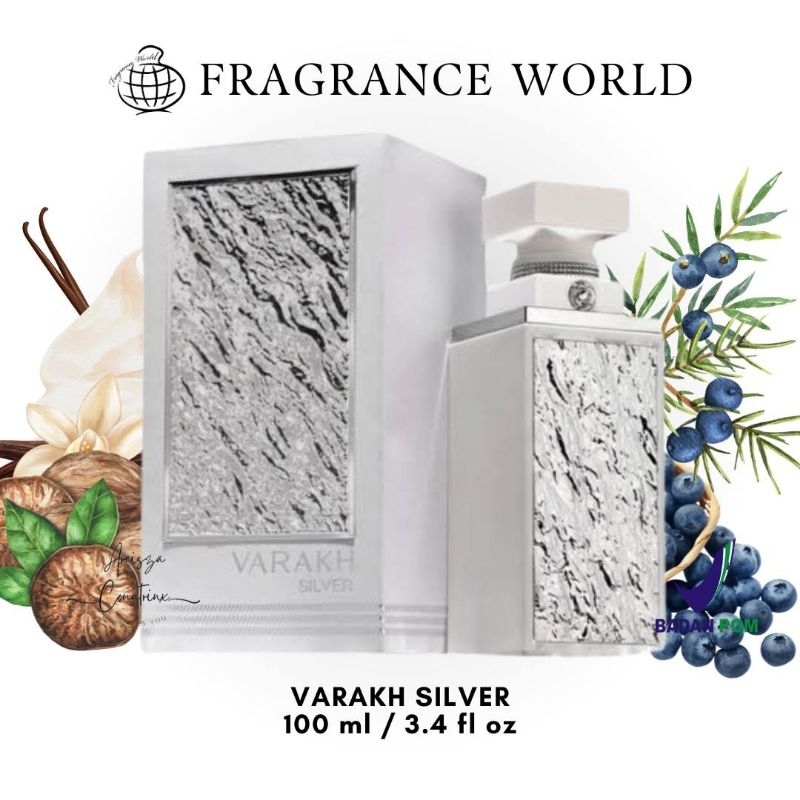Jual Fragrance World Varakh Silver for Unisex EDP 100ml | Shopee Indonesia