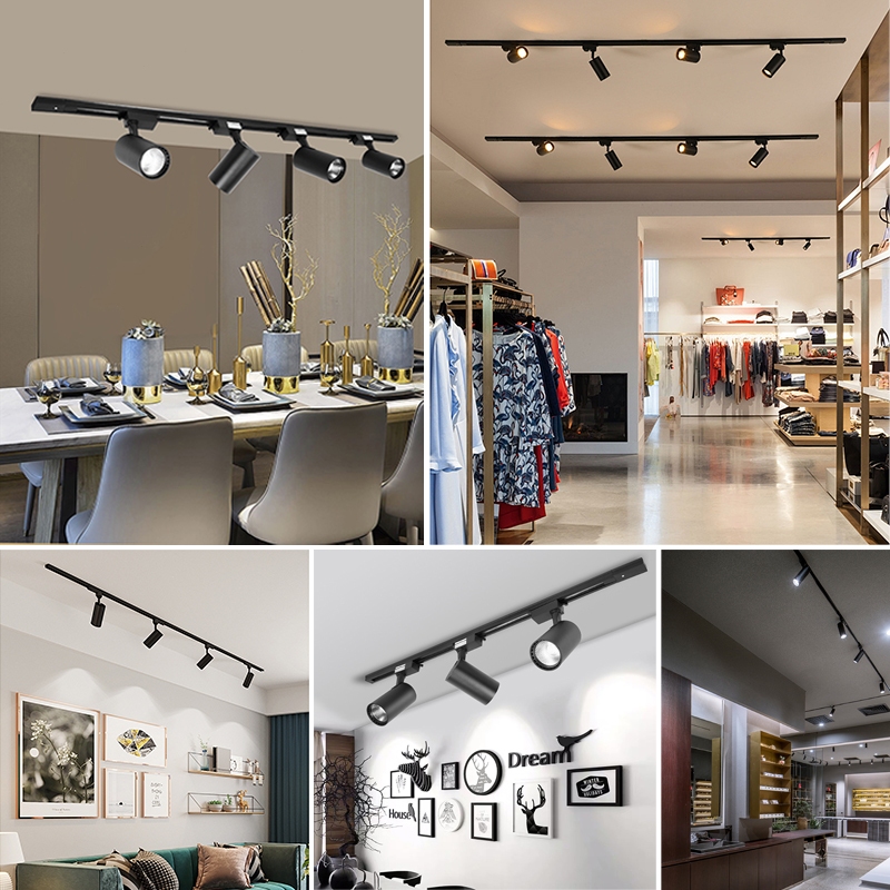 Jual LAMPU RELL TRACK LED SOROT LAMPU TRACKLIGHT REL SPOTLIGHT 10W/20W ...