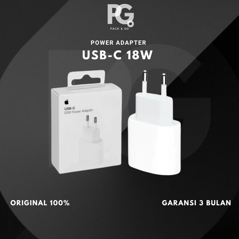 Jual Adapter Charger For IP 18W Original 100 Adaptor Kepala Cas 7 7