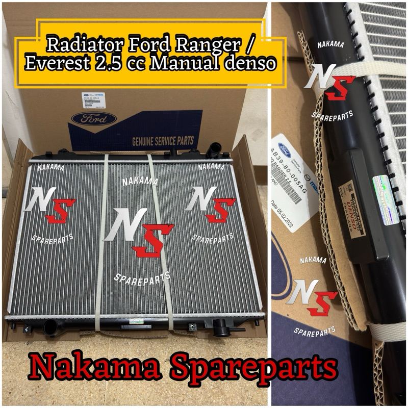 Jual Radiator assy Ford Ranger / Ford Everest 2.5cc manual Merk denso ...