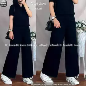 Kulot Moza Jeans Wanita Premium Bahan Lembut