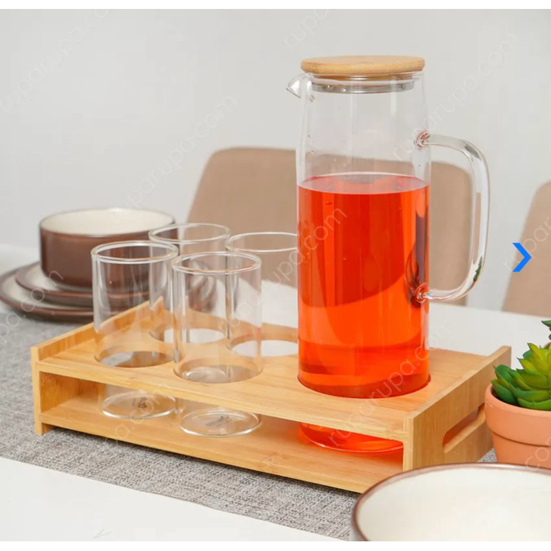Jual Informa Pitcher Set / Teko dengan gelas with tray / Set Teko Gelas ...