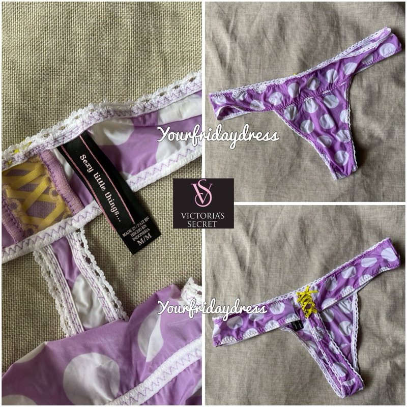 Jual SEXY LITTLE THINGS by VS lacy thong panties soft comfortable ...