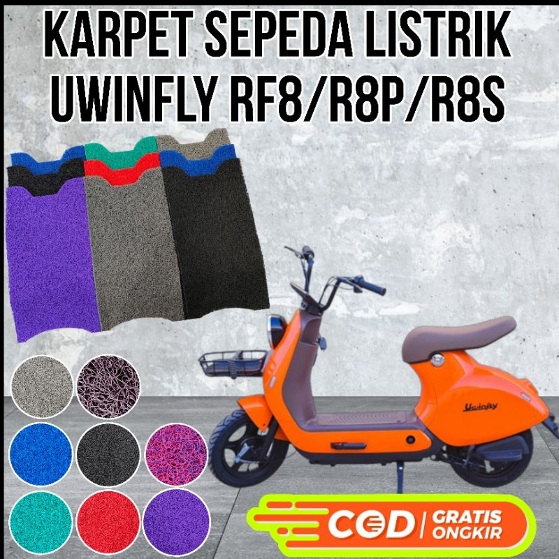 Jual Karpet Sepeda Listrik Uwinfly RF8/R8P/R8S | Shopee Indonesia