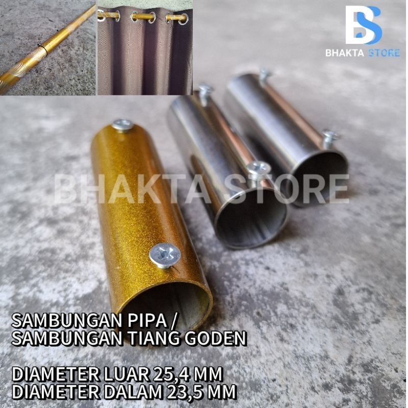 Jual Sambungan Pipa Lurus / Sambungan Rel Gorden Stainless Steel ...