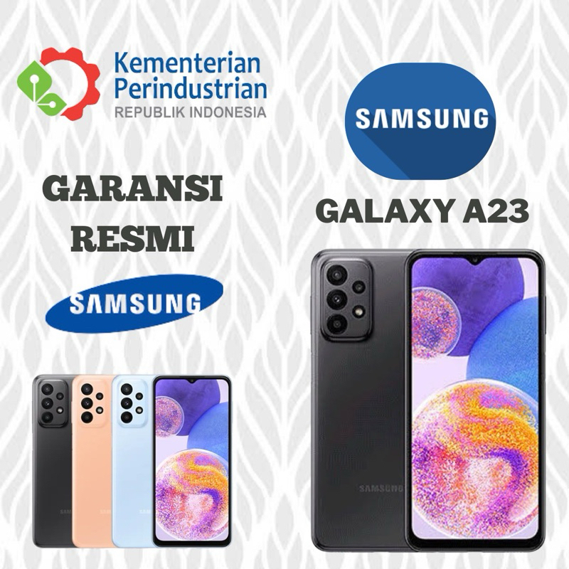 Jual Samsung galaxy A23 nfc 6/128 garansi resmi samsung sein indonesia ...