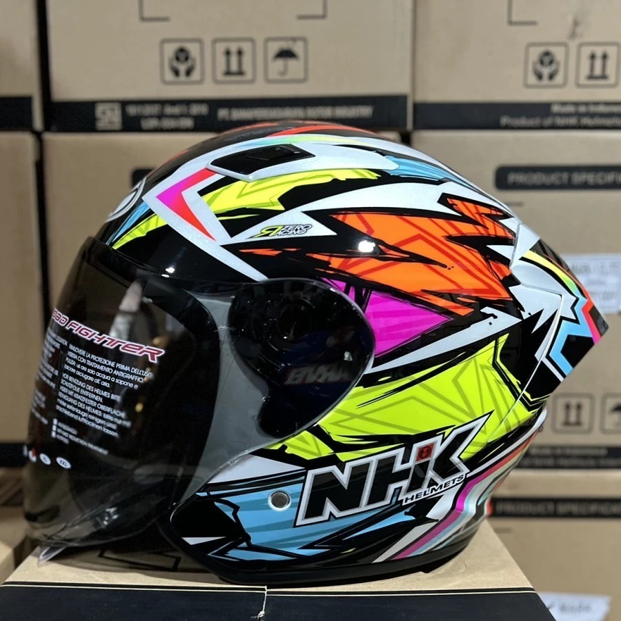 Jual NHK R1 ELITE RIDER REPLIKA ALONSO #1 STAR WHITE ORIGINAL | HELM ...