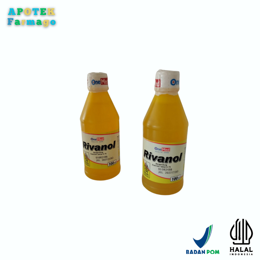 Jual Rivanol Onemed Antiseptik Pembersih Luka (100ml) | Shopee Indonesia