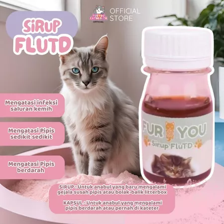 Fur You Sirup Diare untuk mencret dan diare kucing