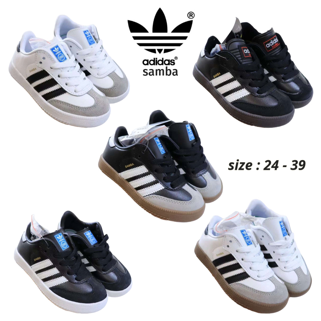 Jual ADIDAS / Sepatu Kets Anak Adidas SAMBA / Slip On Kids / Sepatu